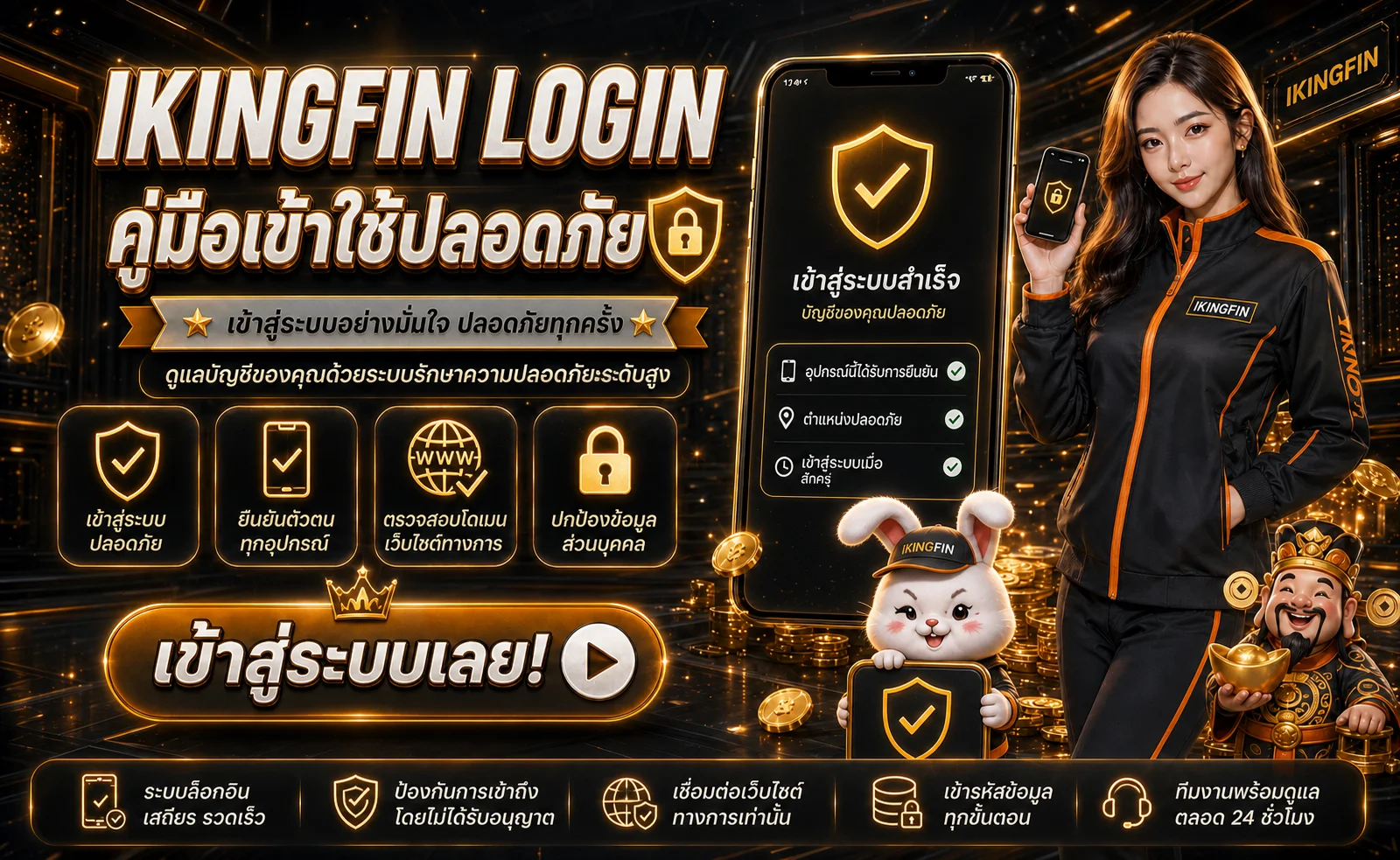 IKINGFIN Login | คู่มือเข้าสู่ระบบอย่างปลอดภัย